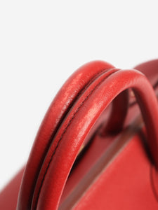 Hermes Red 2012 Birkin 35 bag in Clemence leather