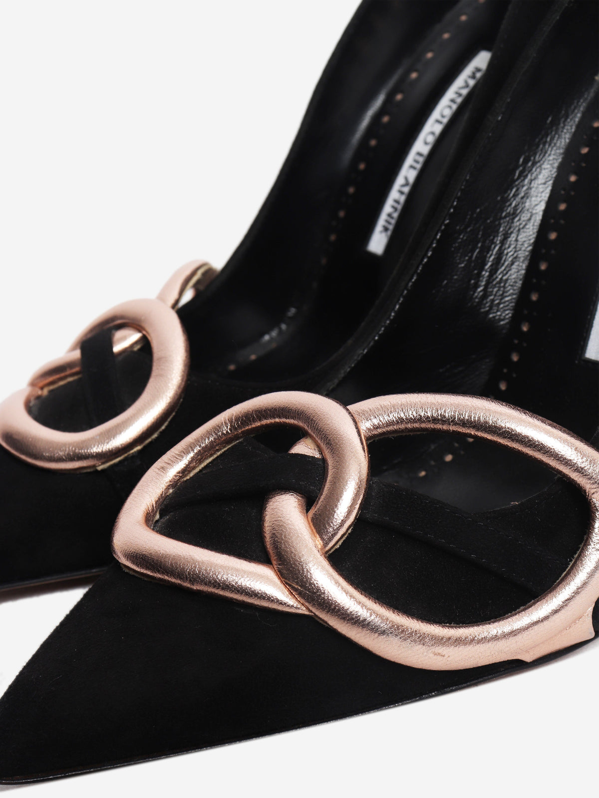 Black suede Susidad pumps - size EU 39 Heels Manolo Blahnik 
