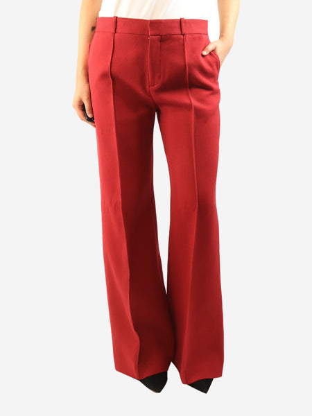 Red suit trousers - size UK 14 product image