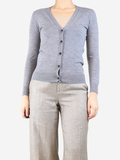 Grey thin knit cardigan - size XS Knitwear Burberry 