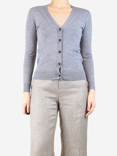 Grey thin knit cardigan - size XS Knitwear Burberry 