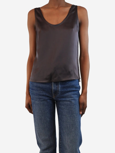 Brown satin tank top - size XS Tops The Row 