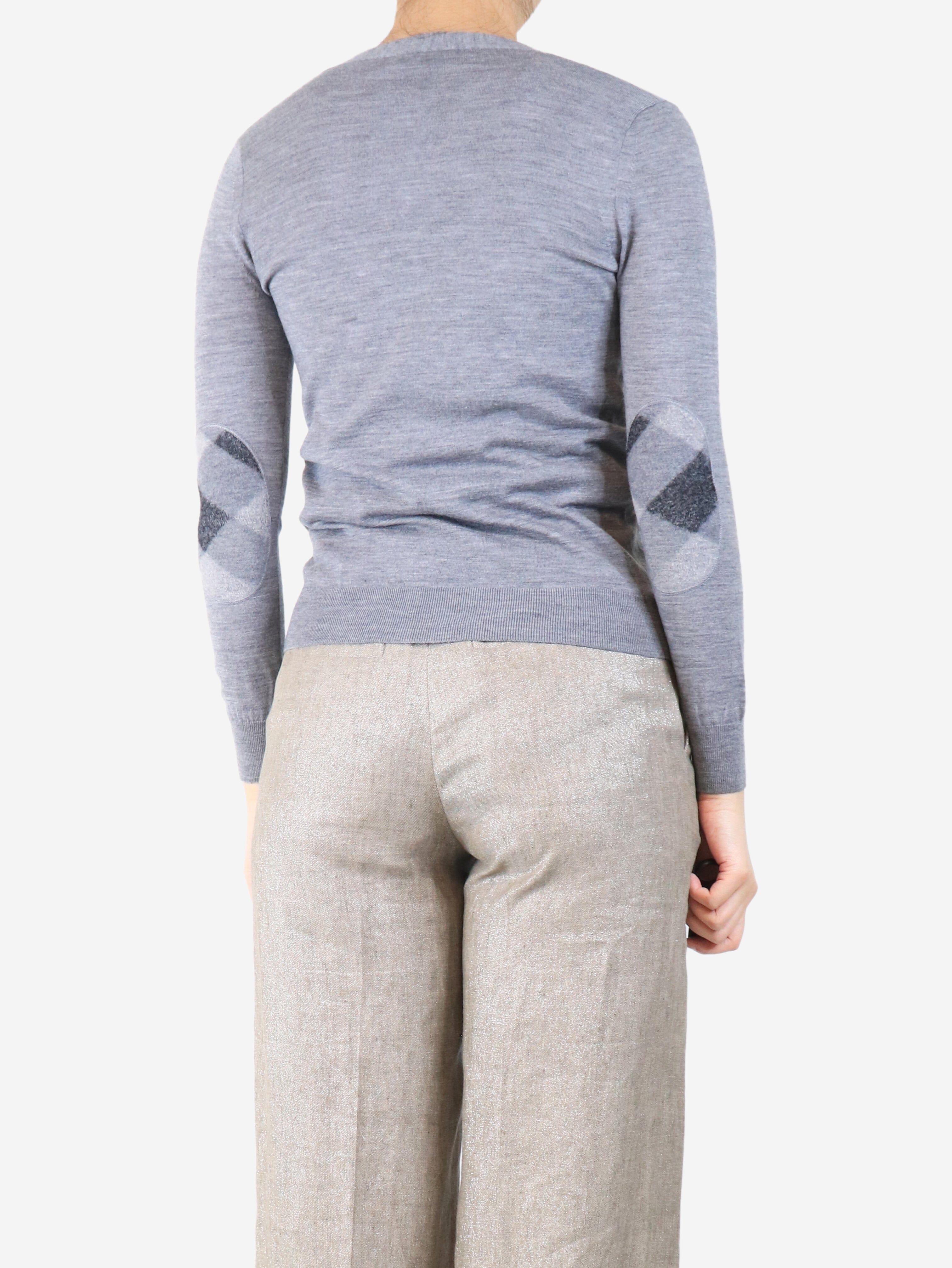 Grey thin knit cardigan - size XS Knitwear Burberry 
