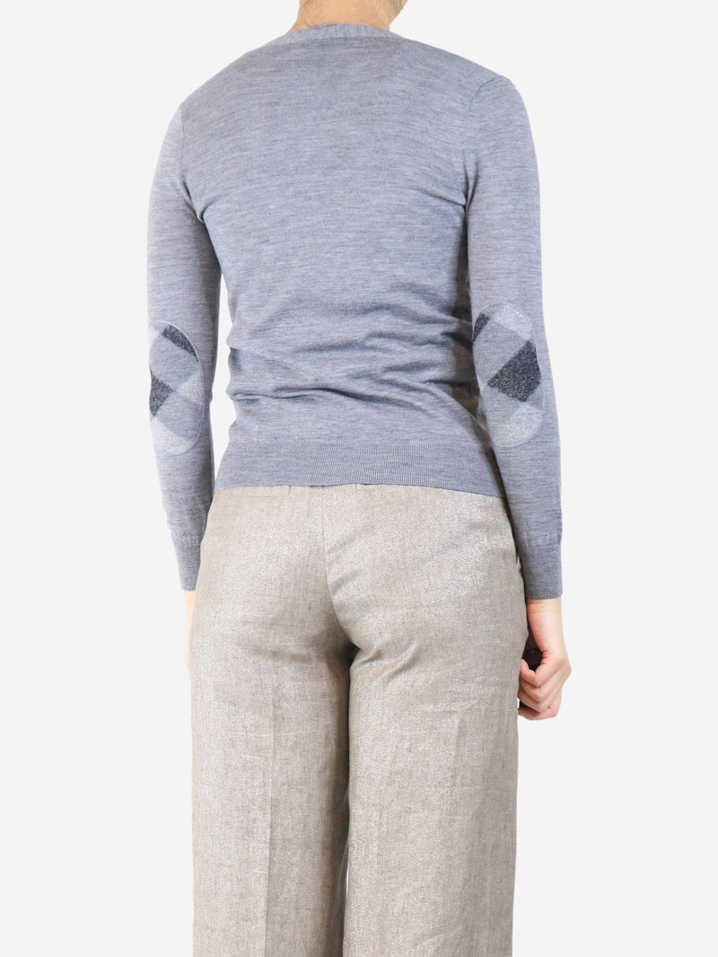 Grey thin knit cardigan - size XS Knitwear Burberry 