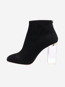 Charlotte Olympia Black suede ankle boot  - size EU 41