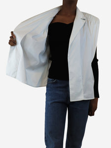 Piece of White White sleeveless shirt - size UK 4
