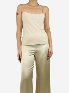 The Row Neutral silk camisole - size S