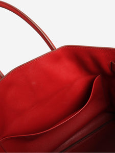 Hermes Red 2012 Birkin 35 bag in Clemence leather