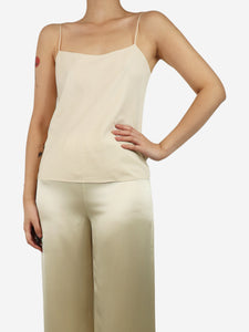 The Row Neutral silk camisole - size S