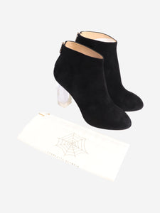 Charlotte Olympia Black suede ankle boot  - size EU 41