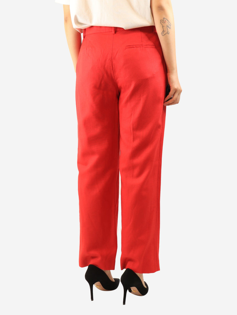 Red Suit wool trousers - size UK 12 Trousers The Row 