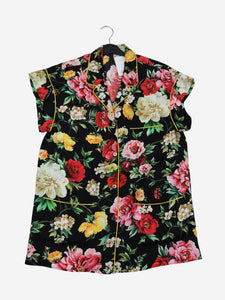Dolce & Gabbana Multi floral print silk top - size UK 12