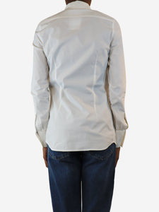 Joseph White cotton fitted shirt - size UK 10
