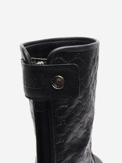 Black Guccissima leather ankle boots - size EU 35.5 Boots Gucci 