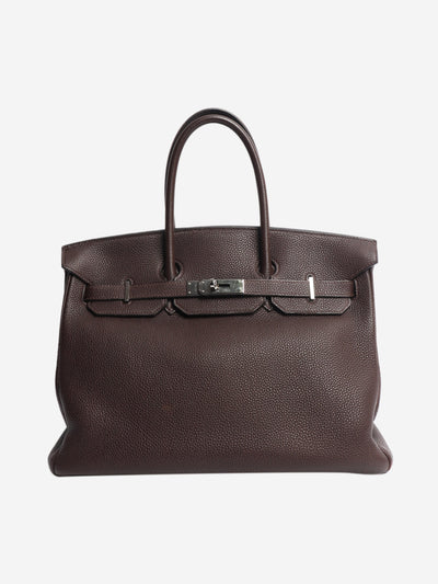 Chocolate 2005 Birkin 35 bag Top Handle Bags Hermes 