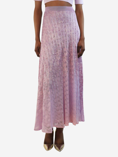 Purple wavy midi skirt - size UK 8 Skirts Missoni 