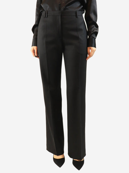 Black straight-leg trousers - size UK 10 product image