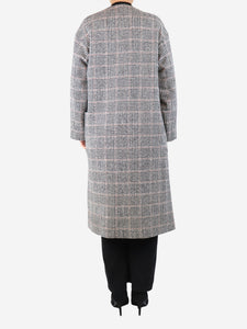 Nico. Nicholson and Nicholson Black check coat - size UK 10