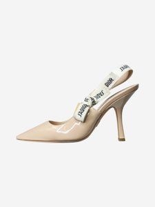 Christian Dior Beige J'Adior pointed toe slingbacks - size EU 36.5