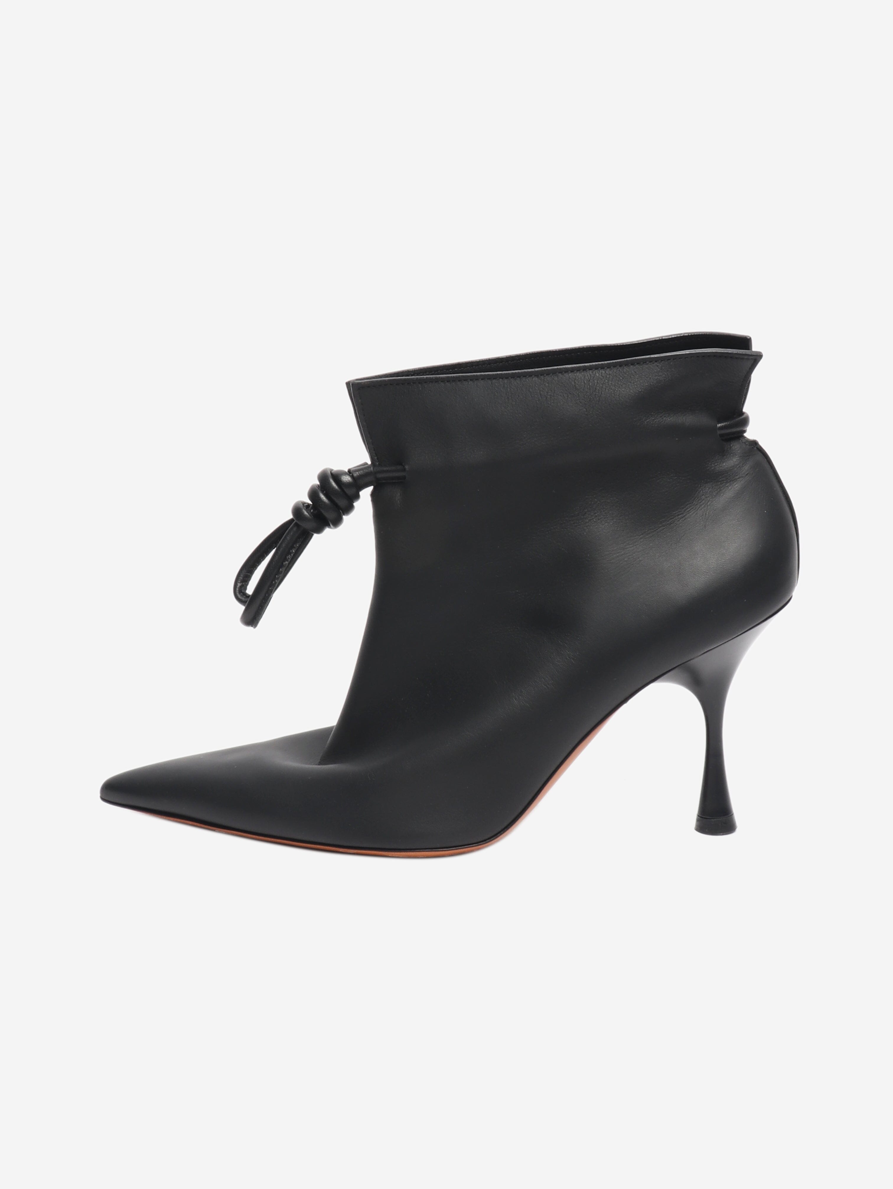 Black Flamenco leather ankle boots - size EU 38 Boots Loewe 