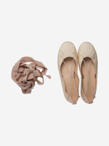 Christian Dior Neutral ballet flats - size EU 37