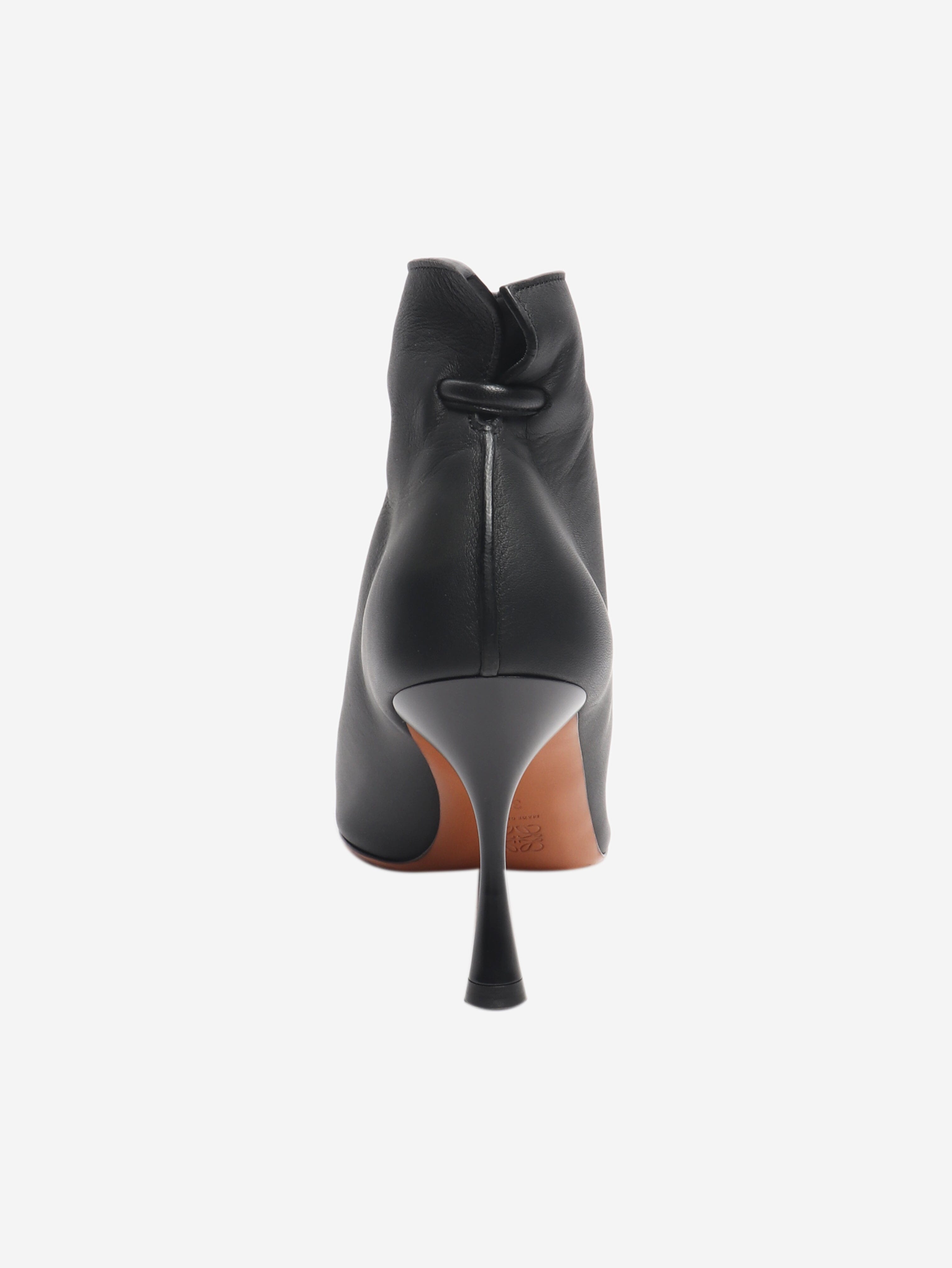 Black Flamenco leather ankle boots - size EU 38 Boots Loewe 