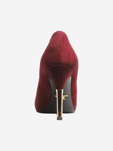 Prada Burgundy suede pumps - size EU 36.5