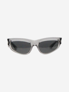 Burberry Grey translucent oval sunglasses