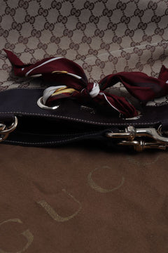 Brown GG canvas Positano tote bag