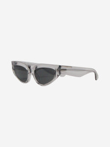 Burberry Grey translucent oval sunglasses