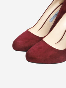 Prada Burgundy suede pumps - size EU 36.5