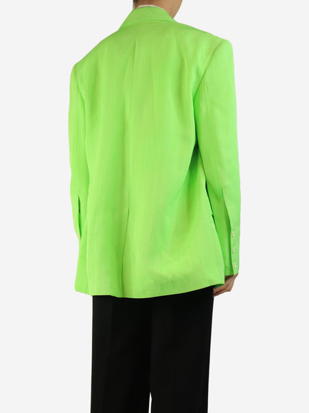 Neon green La Veste Marino blazer - size UK 10 alternate image
