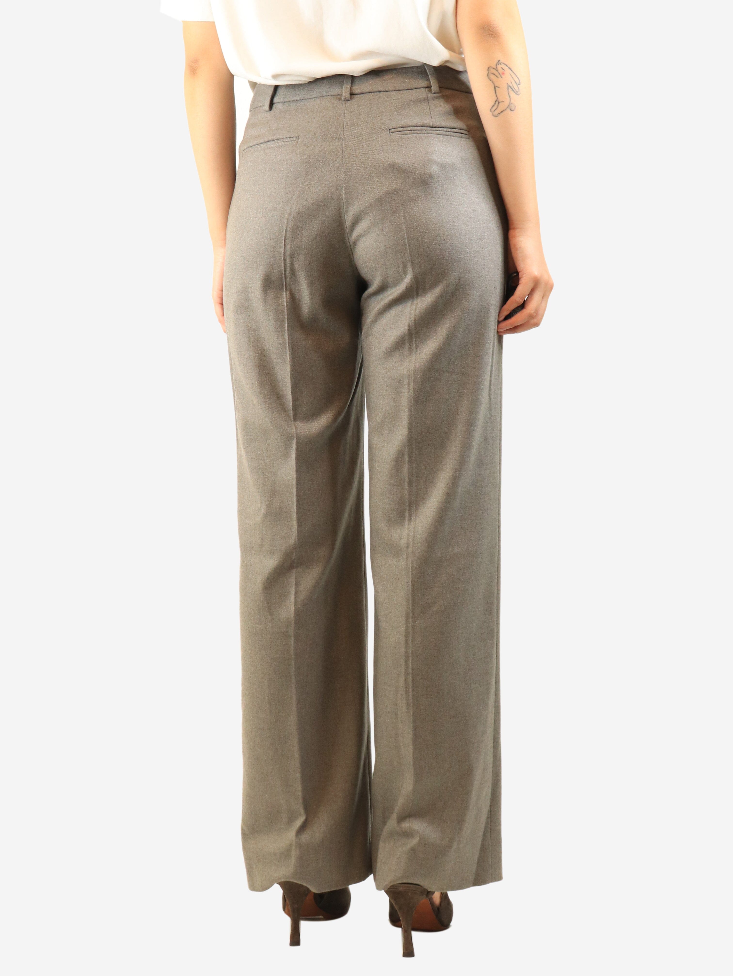 Brown cashmere trousers - size UK 10 Trousers Loro Piana 