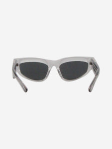 Burberry Grey translucent oval sunglasses