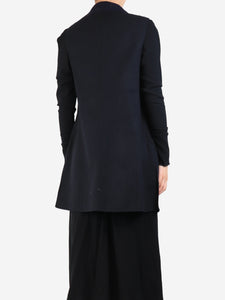 Bamford Navy sleeveless reversible coat - size UK 8