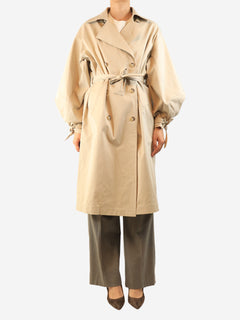 Neutral belted trench coat - One size Coats & Jackets SoSUE 