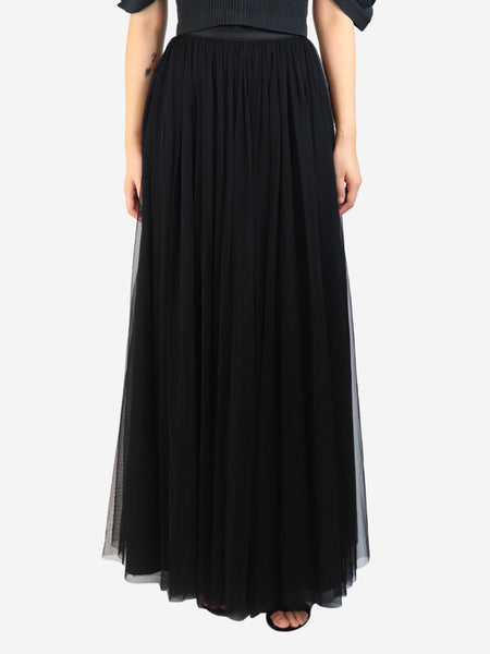 Black tulle maxi skirt - size UK 8 product image