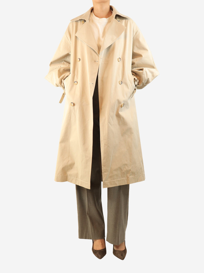 Neutral belted trench coat - One size Coats & Jackets SoSUE 