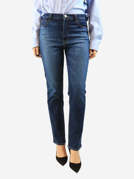 Blue Teagan high-rise skinny jeans - size UK 12 product image