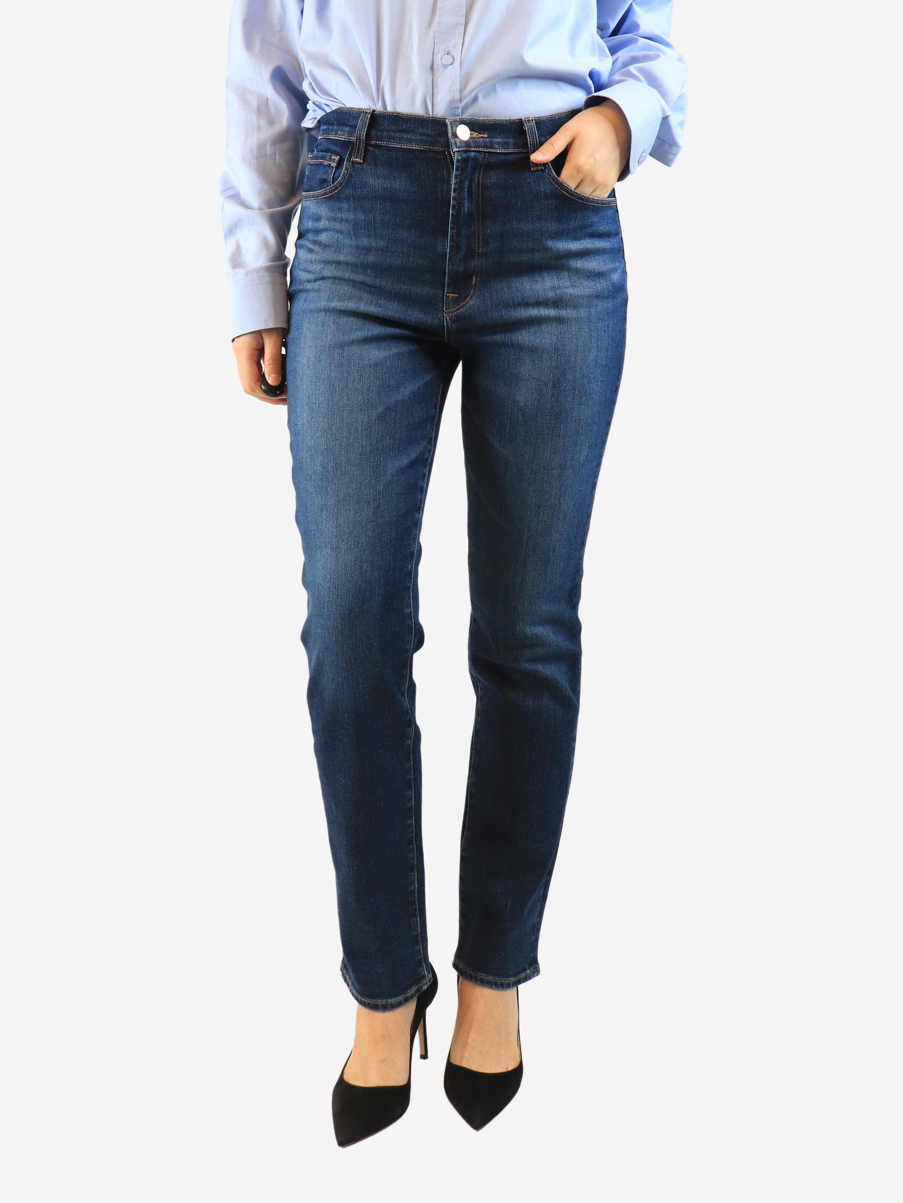 Blue Teagan high-rise skinny jeans - size UK 12 Denim J Brand 