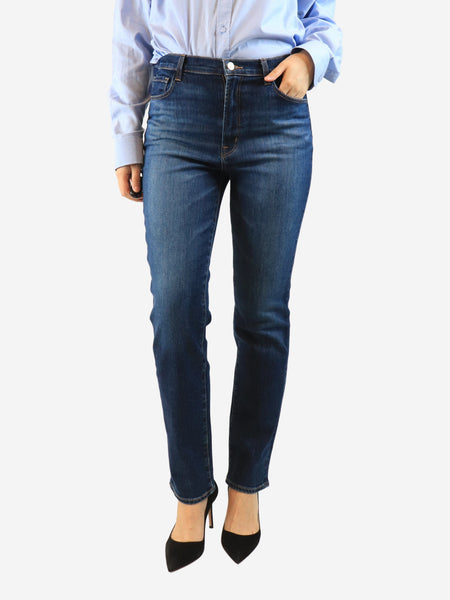 Blue Teagan high-rise skinny jeans - size UK 12 alternate image