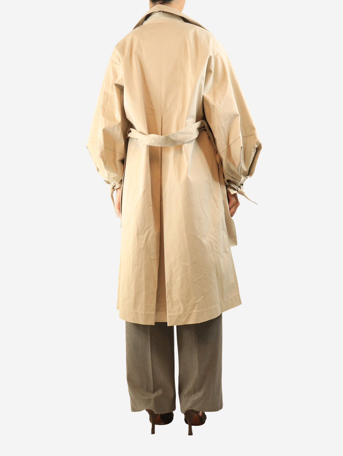 Neutral belted trench coat - One size Coats & Jackets SoSUE 