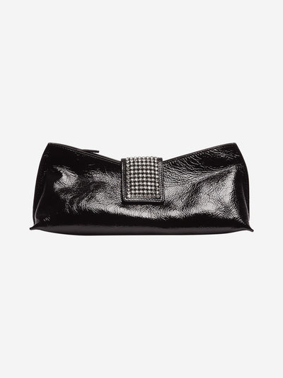 Black oversized Papillon clutch Clutch bags Manu Atelier 