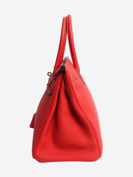 Red Birkin 30 bag alternate image