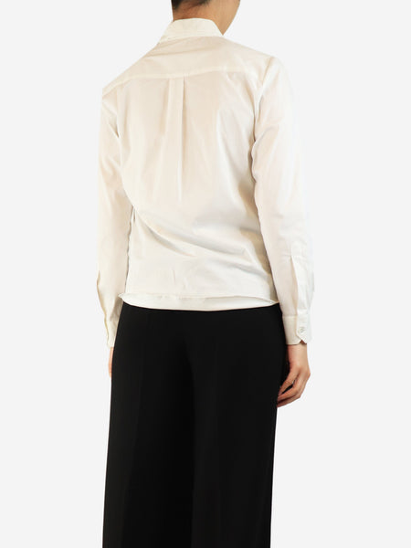 White Yuppy cotton shirt - size UK 10 alternate image