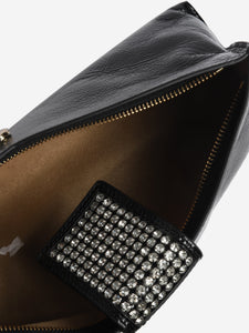 Manu Atelier Black oversized Papillon clutch