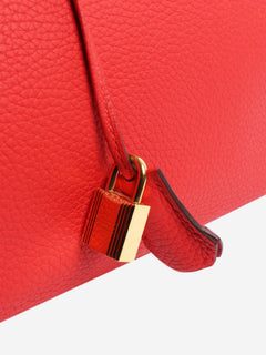 Red Birkin 30 bag Top Handle Bags Hermes 