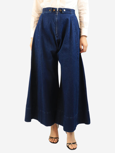 Blue cropped flare jeans - size S Denim Wiggy Kit 
