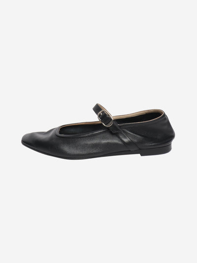 Black Mary Jane flat shoes - size EU 39 (UK 6) Flat Shoes Le Monde Beryl 