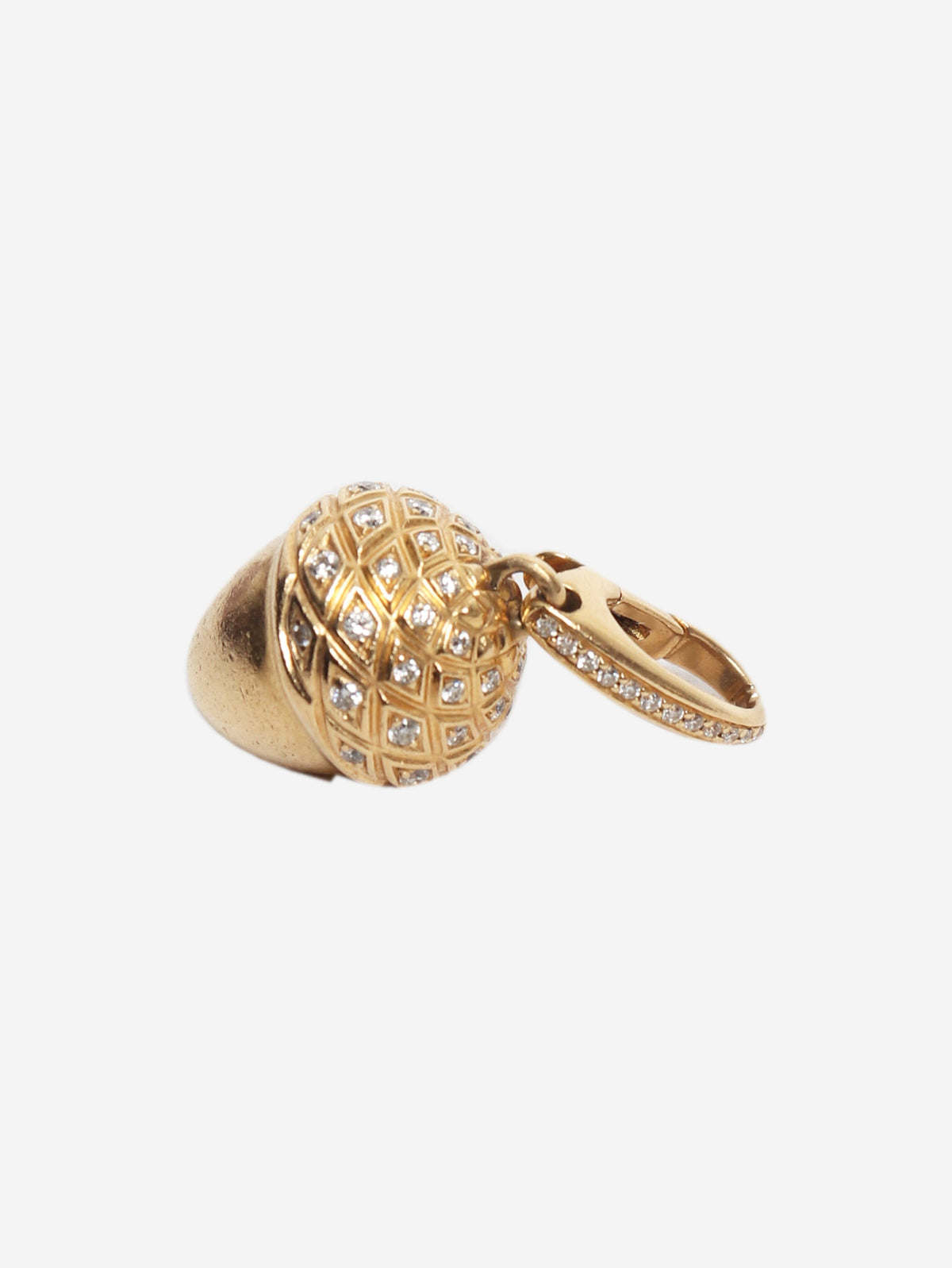 18-carat gold acorn pandent Necklaces Asprey 